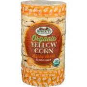 2 Pack - Sprouts Organic Lightly Salted Yellow Corn Cakes 3.88 oz