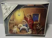 Christmas Cards New Old Stock Image Arts Baby Jesus Manger 16x Cards