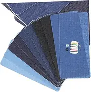 KAILIKETIY 10pcs Iron Patches for Clothes Versatile Jeans Repair Applique Easy Application Strong Bonding Cutting for Clothing Embellishments