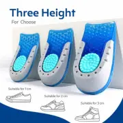 Increase Height Insole TPE Silicone Gel Heighten Lift Half Shoes Pad Men Women