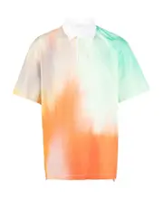 Graded pattern Polo shirt S White