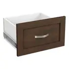 ClosetMaid Style+ Tower Shaker Drawer Kit (17"x10") Soft-Close Glides Chocolate