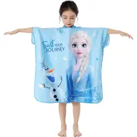 在飛比找蝦皮購物優惠-台灣現貨🚚迪士尼兒童浴巾游泳速干吸水浴袍毛巾冰雪奇緣卡通便攜