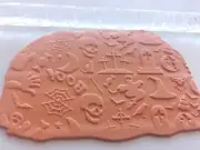Halloween Pattern Clay Texture Roller | Acrylic Embossing Rolling pin