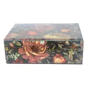 Gibson Gifts Golden Bouquet Jewellery Box Storage Organiser Rectangle Medium