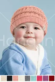 C.C Exclusive Baby Infant Ribbed Knit Warm Winter Soft Beanie Skull Hat
