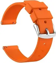 [SANDEIN] Watch Bands - Silicone Quick Release Soft Rubber Replacement Watch Strap - Compatible with 18mm, 20mm, 22mm Watch Straps