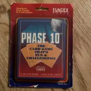 New Sealed 1992 Vintage Fundex Games Phase 10 Card Game