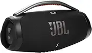 [JBL] Boombox 3, Massive Sound and Deepest bass, 24 Hours of Play time, IP67 dust and Water Proof, Strong, Bold Design, Wireless Bluetooth Streaming, Black