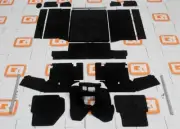 TDCI LHD 90 Hard top LUXURY Full Front Rear Carpet Mat Set Fits Land Rover De...