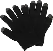 BEBEMOKO 1 Pair Gaming Touch Screen Gloves Desktop Pin Denim Kit Rice Ink Controller Tablet Controller Non-slip Gloves Running Headbands Imitation Silk Eye Mask Color Kit Silver Fiber Black