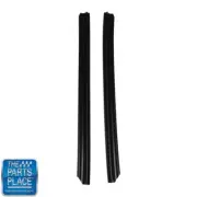 1962 - 65 Chevy II Rear Quarter Window Vertical Weatherstripping Seals PR 4032