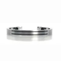 在飛比找Yahoo!奇摩拍賣優惠-簡約時尚 美國製造 Q-Link SRT-3白鋼手環【女款】