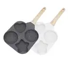 4 Egg Frying Pan 4 Cup Egg Frying Breakfast Pan with Different Shapes Egg Mold