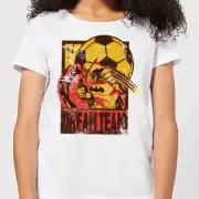 DC Comics Batman Dream Team Punch Women's T-Shirt - White