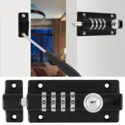 Combination Bolt Lock 4 Digit Pin Code Door Combination Slide Latch Lock beSUE