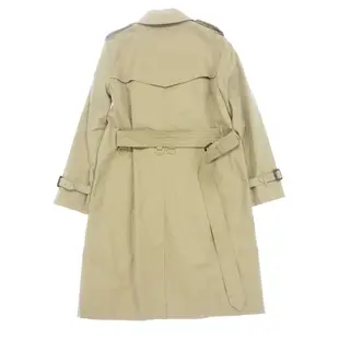 Burberry 巴寶莉外套 長版風衣 大衣女用 米色 格紋 日本直送 二手