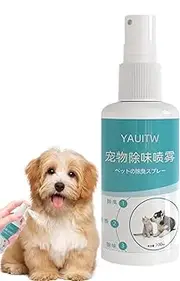 Pet Odor Eliminator Spray | 100ml Pet Odor Removing Spray - Refreshing Cat Grooming Perfume, Cat Conditioner Scent Long-Lasting For Carpet Furniture