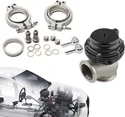 Blow Off Valve Kit | Turbo Blow Off Pressure Relief Valve | 38mm External Turbo Wastegate | Turbocharger Exhaust Manifold Valve | Wastegate Dump Pipe | Robust Valve Kit for Car and Vehicles Boost
