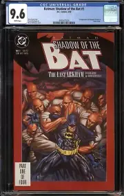 Batman: Shadow of the Bat 1 CGC 9.6 KEY 1st app Jeremiah Arkham & Victor Zsasz