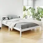 Artiss Double Full Size Wooden Bed Frame SOFIE Pine Timber Mattress Base Bedroom