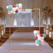 Square Wedding Arch Stand Balloon Backdrop Frame Birthday Party Event Decoration