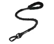 Strong Reflective Extendable Dog Lead - Black