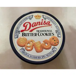 *★XIU★. 收藏 DANISA 皇牌丹麥奶油餅乾鐵盒200g