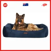 Paws & Claws Large 90x70cm Moscow Walled Pet Bed Blue Dog Cat *FREE SHIPPING*