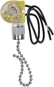 Ceiling Fan Light Switch Zing Ear Pull Chain ZE-109 Switch,...