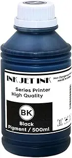 500ml T04A T04B Waterproof Pigment Ink, Compatible with Epson Workforce Pro WF-C8190 WF-8690 WF-8690 WF-8610 Printer(K)