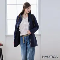 在飛比找momo購物網優惠-【NAUTICA】女裝 可拆式連帽外套(深藍)