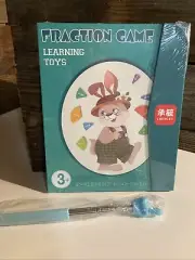 Fraction Game Learning Toys Book 3+