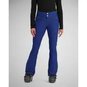 NWT Women's Obermeyer Clio Softshell All Season Fleece Lined Ski Pant Navy 2