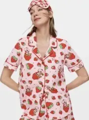 BNWT Peter Alexander Strawberry Shortcake Summer Button *TOP ONLY* - SIZE S