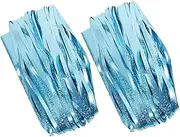 Kisangel 2Pcs Tinsel Fringe Curtain Party Decoration Elegant Backdrop for Birthday Wedding and Celebrations Easy Setup with Material Soft Glitter Photo Booth Decor