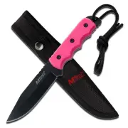 MTech USA Pink Handle Fixed Blade Knife