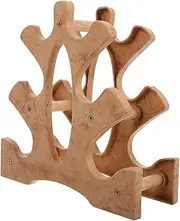 Abaodam Dumbbell Rack for Home Gym Weight Tree Rack for Dumbbells Kettlebells Durable Storage Organizer with Stylish Natural Finish Versatile Weight Holder for All Workout