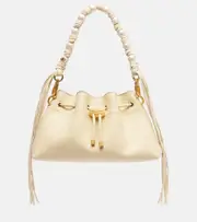 [Jimmy Choo] Jimmy Choo Cinch Small embellished leather tote bag One Size yellow