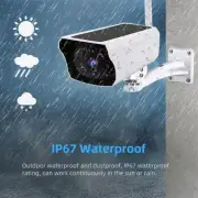 Solar Power WiFi Camera HiSilicon Hi3518EV300 Wireless Home Security W/Battery