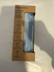 HoMedics Breathe Better Portable Ultrasonic Humidifier Glossy Sky Blue- SEALED