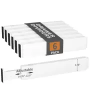Drawer Dividers 6 Pack, 2.36" High, 14.76-22.6" Adjustable Drawer Divider for...