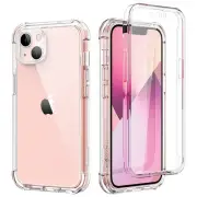 Clear Case for iPhone 13 (Only) 6.1-inch, [Built-in Screen Protector] Full Bo...