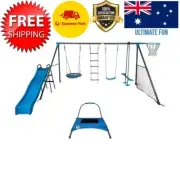 8 Station Kids Outdoor Swing Set FREE SHIPPING