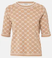 ['S Max Mara] 'S Max Mara Portici wool and cashmere sweater UK 10 beige