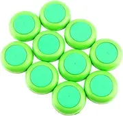 Soft Flying Disc, Stable Wholesale 10pcs Soft Refill Disc Green for Bullet Accessory for Kids Boy Gun Toys Green EVa