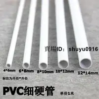 在飛比找蝦皮購物優惠-白色圓水管細硬管pvc管塑膠管PVC細管小管子小水管空心小口