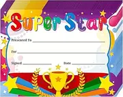 JUESMOS Back to School 'Super Star' Recognition Rewards for Kids