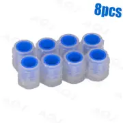 Tire Valve Caps Luminous Car Auto Wheel Dust Cover Glow In The Dark Blue 8pcs (for: Kia)