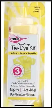Tulip One-Step Tie-Dye Kit Tie Dye Kit, Yellow